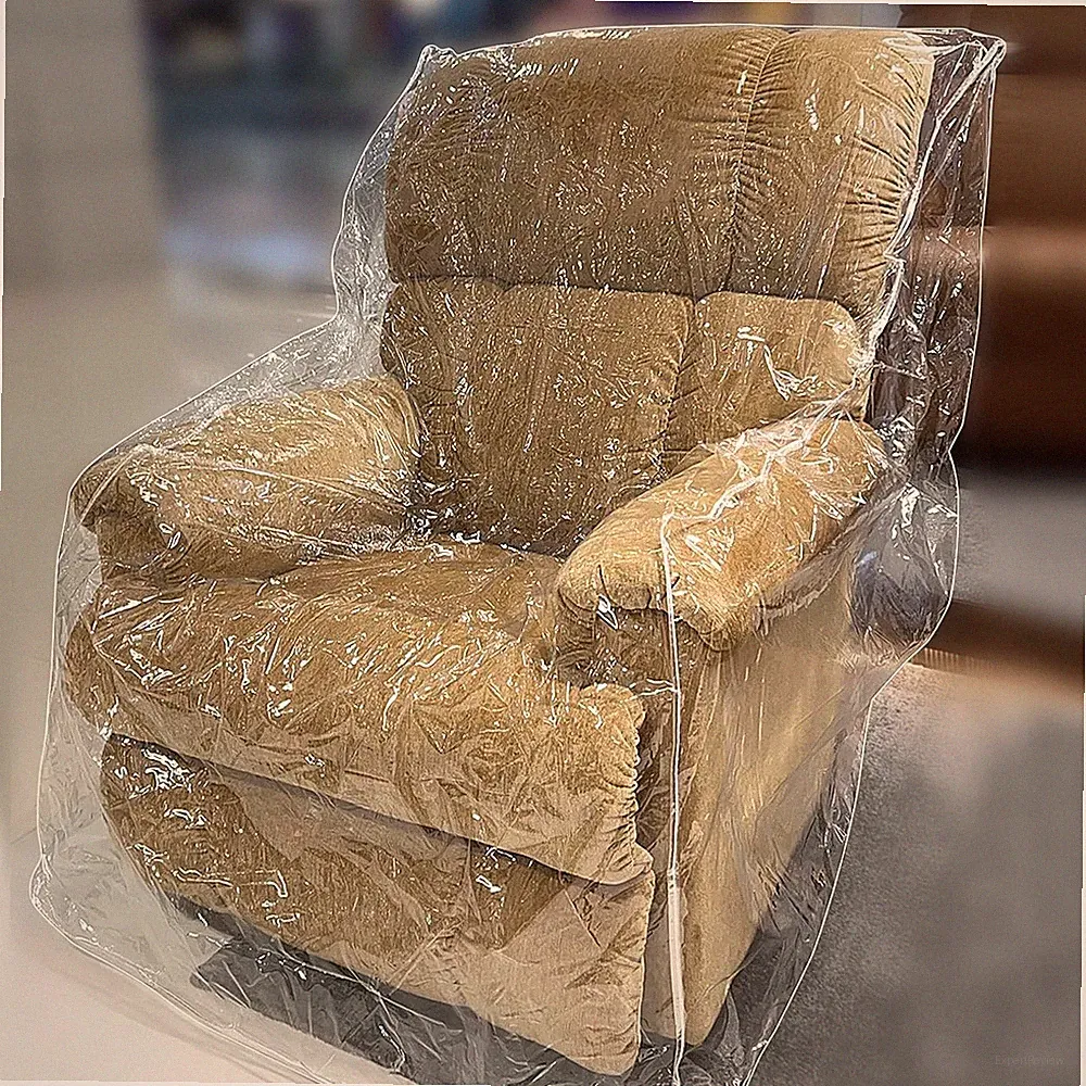 Clear Plastic Chair Covers, Heavy Duty PVC Recliner/Armchair Protectors