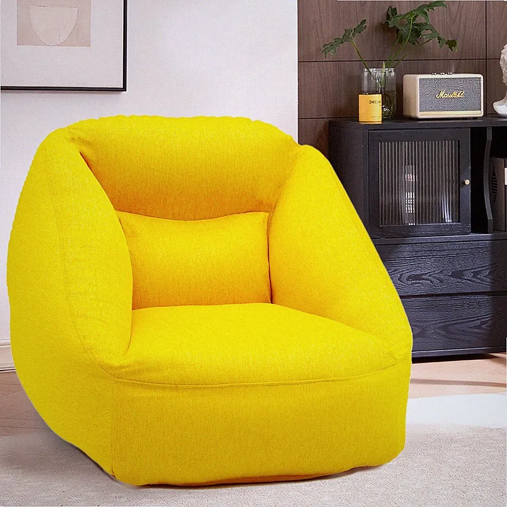 Inflatable Lazy Sofa Bean Bag Chair Adult Ergonomic Support for Home Camping